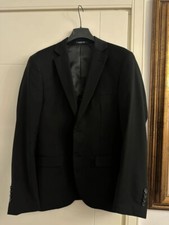 Vestito nero H. Brera completo da uomo taglia 46 elegante cerimonia