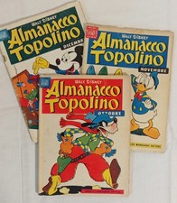 ALMANACCO TOPOLINO 1/3 completa Ed. Mondadori 1956  !!!!!!