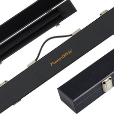 Powerglide Attache 3/4 stecca snodata imbottita biliardo/piscina custodia rigida - omaggio P&P