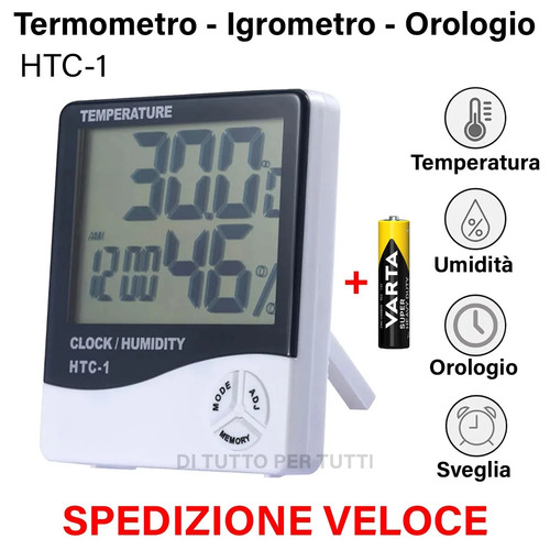 Termometro igrometro digitale - termometro,