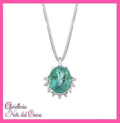 Ciondolo oro bianco 18k - ciondolo,