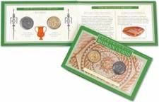 Riproduzione Romanzo Moneta Set 2 - Il IN la Gran Bretagna Uno Oro E Argento