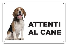 Cartello Attenti al Cane in
