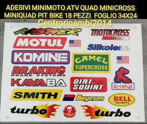 Adesivi minimoto atv - minimoto, quad