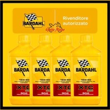 OLIO MOTORE MOTO STRADA RACING PISTA BARDAHL 15W50 XTC C60 SINTETICO KIT 4 LT