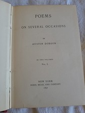 Poems several occasions by - poems,