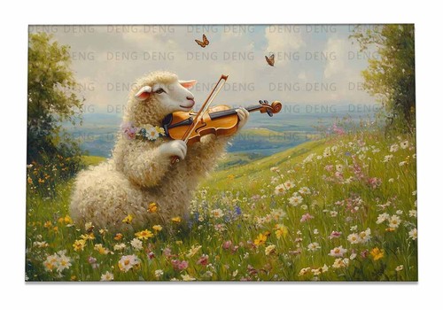 Pecore che suonano violino