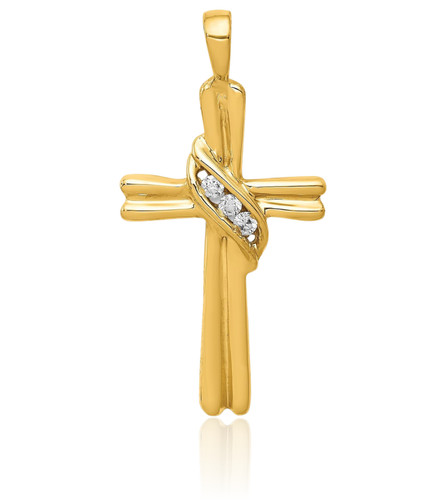 Collana con ciondolo - , croce