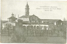 COTIGNOLA - CHIESA E CONVENTO DEI FRATI MINORI (RAVENNA) 1919
