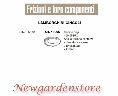 Anello frizione sterzo - , 71