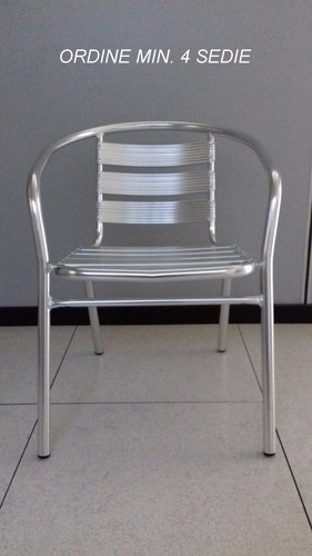 Sedia impermeabile alluminio - sedia,