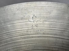 K. ZILDJIAN ISTANBUL 18" Vecchio piatto francobollo. VIDEO!