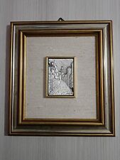 QUADRO OTTAVIANI AD ALTORILIEVO IN ARGENTO  