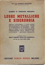 LEGHE METALLICHE E SIDERURGIA Ing. Alfredo Galassini