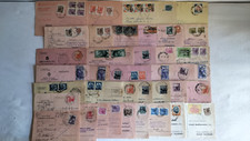 lotto storia postale - 41 avvisi postali vari periodi ( regno, repubblica,)
