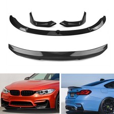 Per BMW 2015-2020 BMW F82 M4 Coupè Spoiler anteriore labbro + spoiler posteriore ala posteriore
