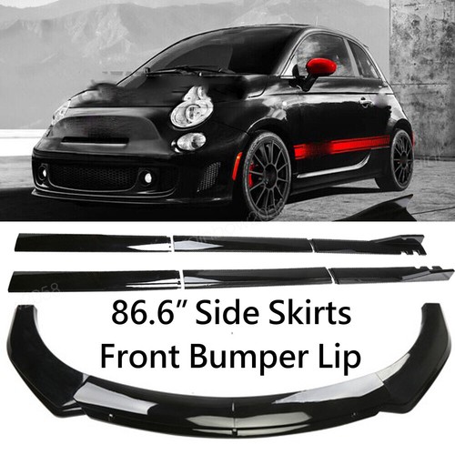 Car side skirt extension front - side,