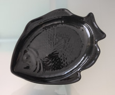 Vassoio da Pesce Ceramica Nero