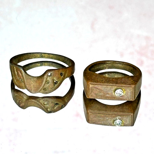Lotto anelli bronzo - anelli,