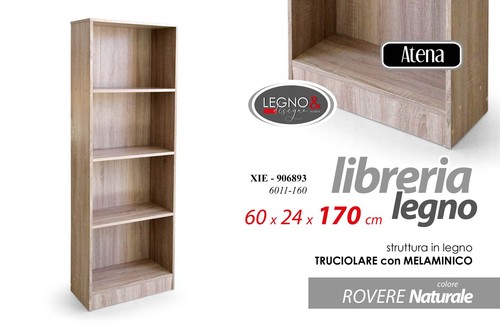 Libreria salvaspazio moderna - libreria,