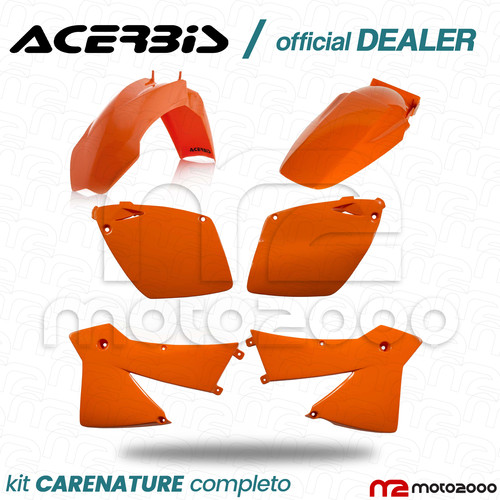 Kit plastiche complete arancio - plastiche,