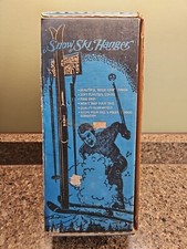 Snow Ski Rack Hanger Wood Wall