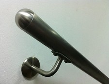 Corrimano Acciaio Inox satinato mm 33,7 completo mt 2 arredo disabili bagno