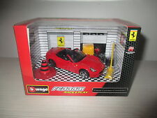 FERRARI CALIFORNIA CONVERTIBLE DIORAMA BURAGO SCALA 1/43