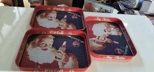 vassoi Coca Cola in metallo 3 pezzi- anni 90