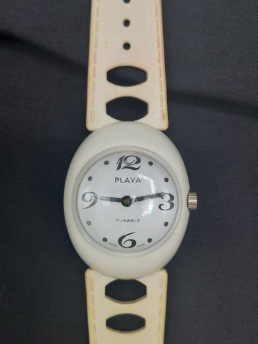 Orologio vintage playa bianco - orologio,