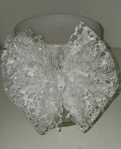 Cerchietto neonato bianco
