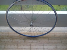 NOS RUOTA ANTERIORE MIRAGE CAMPY MOZZO MAVIC COPERTONCINO CERCHIO 32 FORI VINTAGE