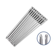 Phillips Punta Cacciavite Magnetica 50-150/200mm S2 Trapano Extra Lungo 1/4" Gambo Esagonale