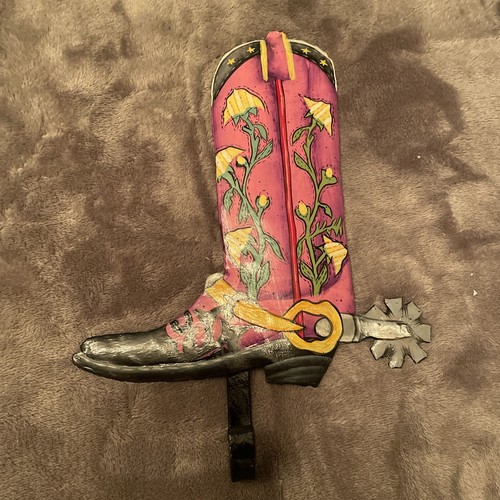 Stivali cowgirl western rosa
