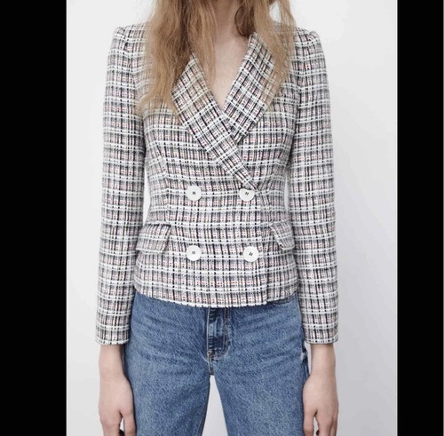 Zara giacca blazer doppiopetto - giacca,
