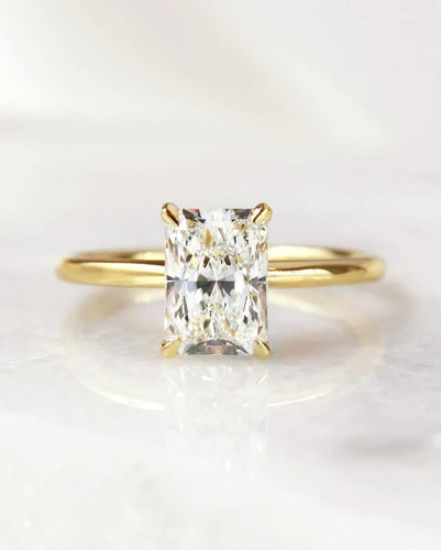 Anello fidanzamento oro - anello, in