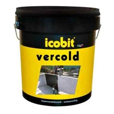 Catramina icobit Vercold Asfalto a Freddo liquido base Bitume in latta da 16 Kg.