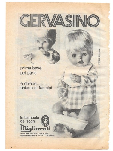 Pubblicità anni bambole - anni,