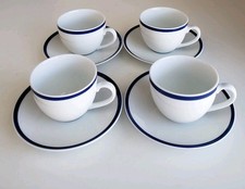 Set 4 tazze e piattini da