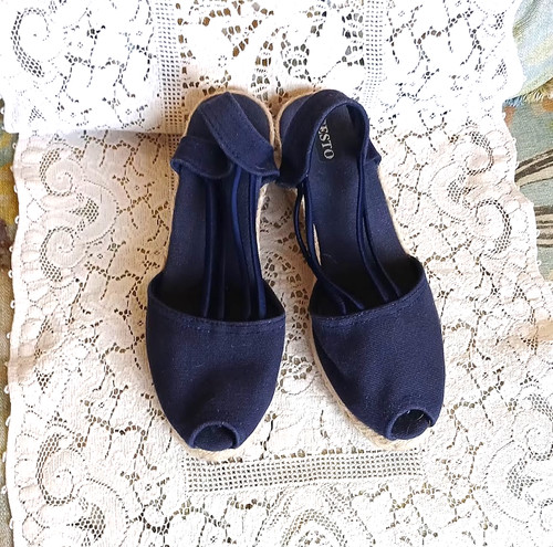 Sandali slip con - con, zeppa