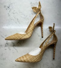 Nuovo Aquazzura beige tessuto