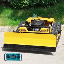 Robot rasaerba remoto RC benzina 24V cingolato con spazzaneve maggiore pendenza 225CC