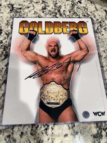 Wwe goldberg foto autografata - foto,