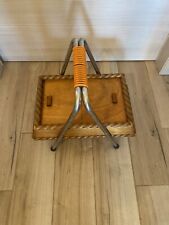 Porta lavoro vintage in legno