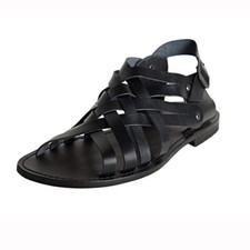 Mens roman gladiator leather - roman,