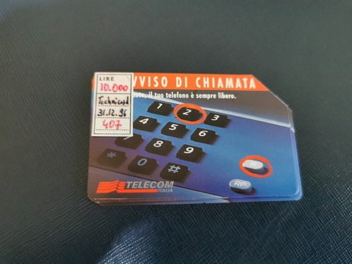 Scheda telefonica telecom - scheda, r2