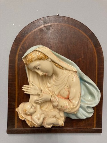 Antica madonna maiolica - antica,