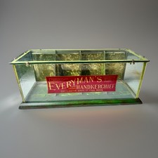 Antica vetrina da banco in