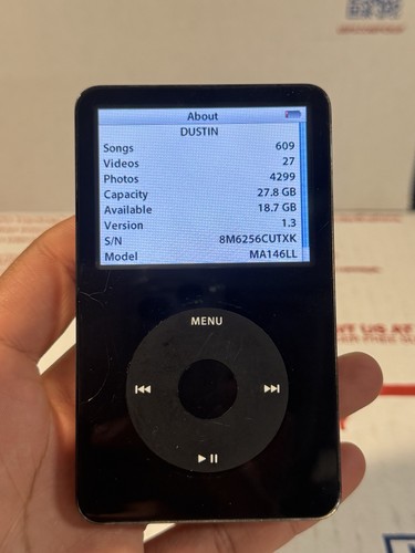 Apple ipod classic a1136 30gb - ipod,