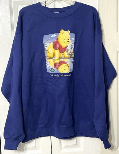 Felpa donna blu winnie the - blu,